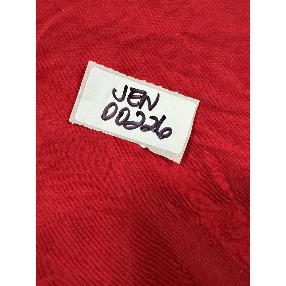 Jordan Jumpman Nike Graphic Tee 6 Red Cotton Short Sleeve Shirt